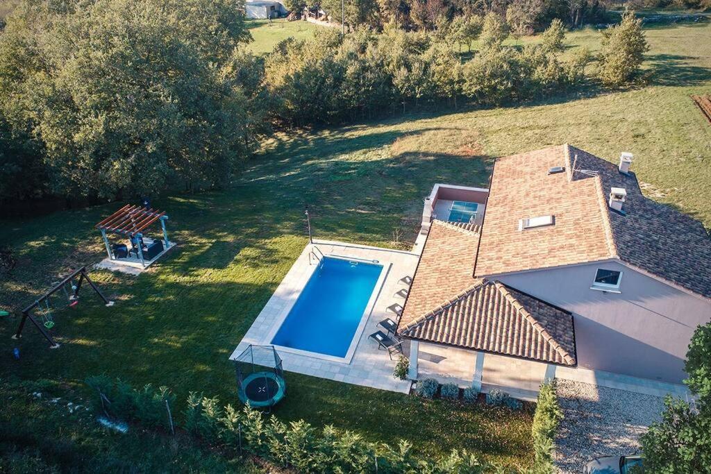 Modern House With Private Pool Villa Žminj Exterior foto