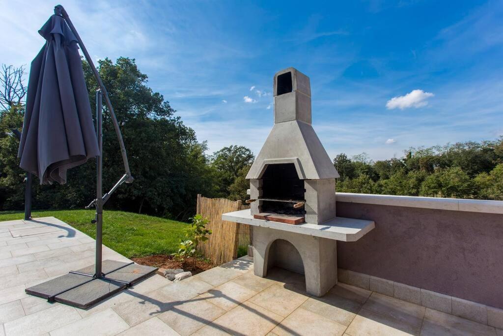 Modern House With Private Pool Villa Žminj Exterior foto